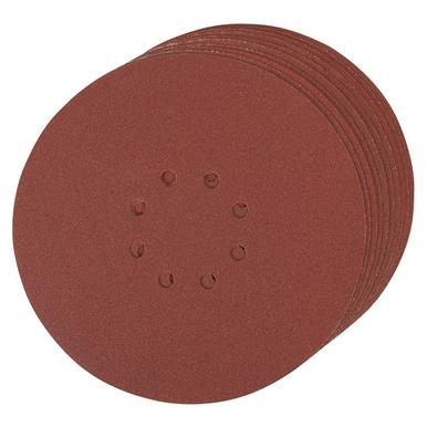 Silverline (273151) Hook & Loop Discs Punched 225mm 120 Grit Pack of 10