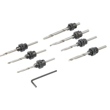 Silverline (273222) Drill & Countersink Set 7pce 3 - 6mm