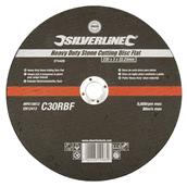 Silverline (274428) Heavy Duty Stone Cutting Disc Flat 230 x 3 x 22.23mm