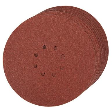 Silverline (274762) Hook & Loop Discs Punched 225mm 60 Grit Pack of 10