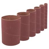 Silverline (275488) Bobbin Sleeve Set 114mm 80 Grit Pack of 6