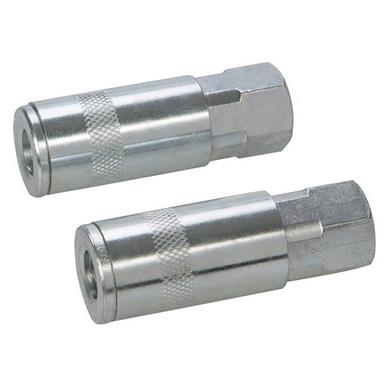 Silverline (277851) Air Line Quick Coupler 2pk 1/4&quot; BSP