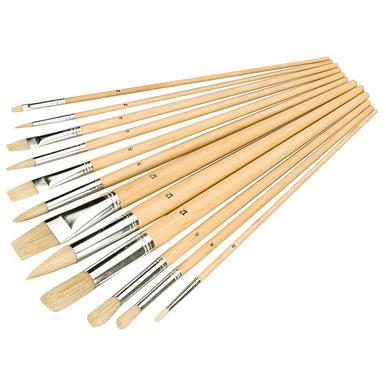 Silverline (282606) Artists Paint Brush Set 12pce Mixed Tips