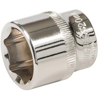 Silverline (300116) Socket 3/8&quot; Drive 6pt Metric 20mm