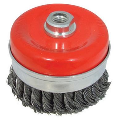 Silverline (303859) Steel Twist-Knot Cup 100mm