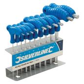 Silverline (323710) Hex Key T-Handle Set 10pce 2 - 10mm