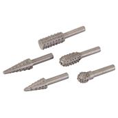 Silverline (327567) Rotary Rasp Set 5pce 6mm Shank