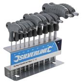 Silverline (328015) Trx Key T-Handle Set 10pce T9 - T50