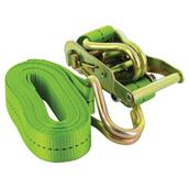 Silverline (350060) Ratchet Tie Down Strap J-Hook 4m x 27mm Rated 400kg Capacit