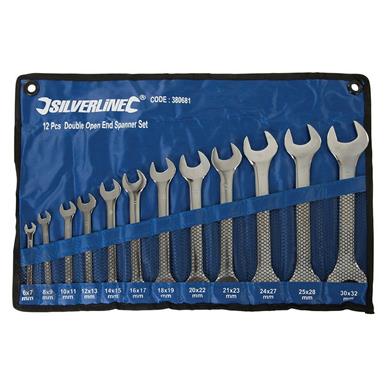 Silverline (380681) Open Ended Spanner Set 12pce 6 - 32mm
