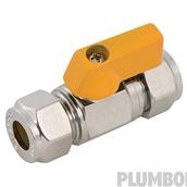 Plumbob (398593) Straight Mini Ball Valve 10mm