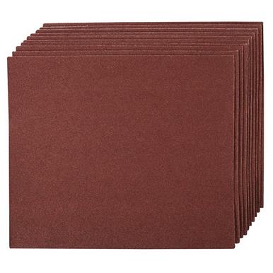 Silverline (399016) Emery Cloth Sheets 60 Grit Pack of 10