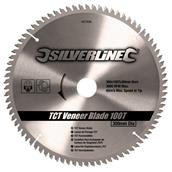 Silverline (427539) TCT Veneer Blade 100T 300 x 30 - 25 20 16mm Rings