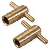 Silverline (427586) Radiator Bleed Key Pack of 2