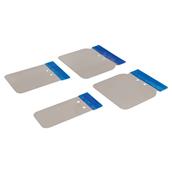 Silverline (427734) Stainless Steel Body Filler Application Set 4pce 50 80 100 and