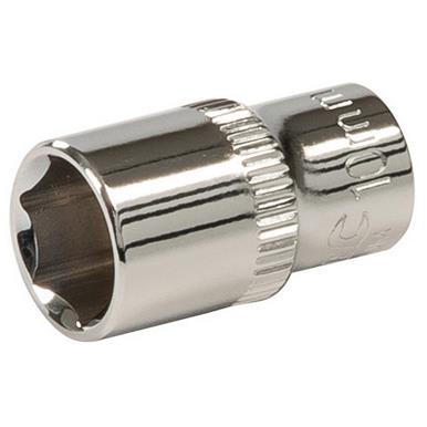 Silverline (438281) Socket 1/4&quot; Drive 6pt Metric 10mm
