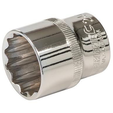 Silverline (449975) Socket 1/2&quot; Drive 12pt Metric 24mm