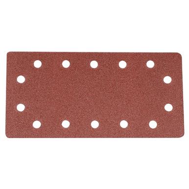 Silverline (457004) Hook & Loop 1/2 Sheets Punched 10pk 80 Grit