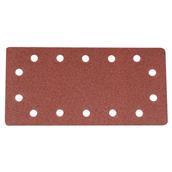 Silverline (457004) Hook & Loop 1/2 Sheets Punched 10pk 80 Grit