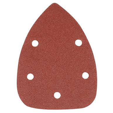 Silverline (457035) Hook & Loop Detail Sander Sheets 140mm 80 Grit Pack of 10