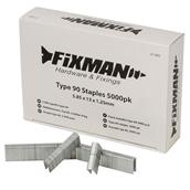 Fixman (471953) Type 90 Staples 5.80 x 13 x 1.25mm (Pack of 5000) * Clearance *