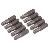 Silverline (486941) Cr-V Screwdriver Bits T30 x 25mm Pack of 10