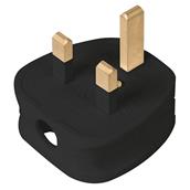 PowerMaster (488289) 13A Fused Plug Black