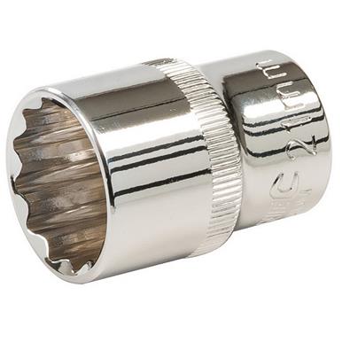 Silverline (501751) Socket 1/2&quot; Drive 12pt Metric 21mm