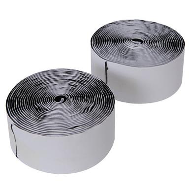 Fixman (534608) Hook & Loop Tape Black Self-Adhesive 50mm x 5m Pack of 2
