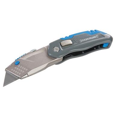 Silverline (536978) Folding Retractable Knife 165mm
