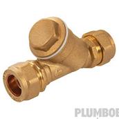 Plumbob (548730) Compression Inline Y Filter 15mm