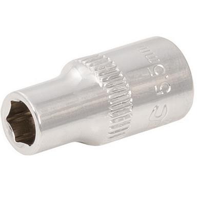 Silverline (555524) Socket 1/4&quot; Drive 6pt Metric 5.5mm