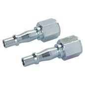 Silverline (583243) Air Line Coupling Bayonet Female Thread 2pk 1/4