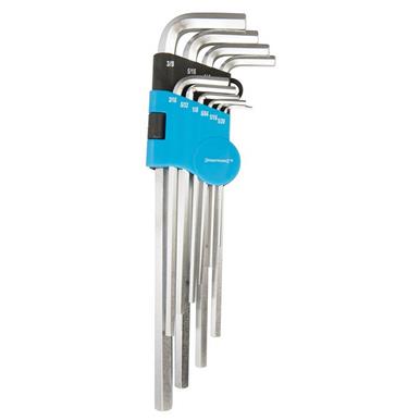 Silverline (589679) Expert Hex Key Imperial Set 10pce 1/16&quot; - 3/8&quot;