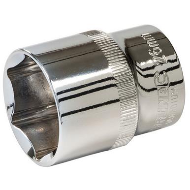Silverline (593431) Socket 1/2&quot; Drive 6pt Metric 26mm