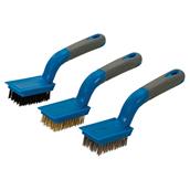 Silverline (596171) Medium Wire Brush Set 3pce 5 Row