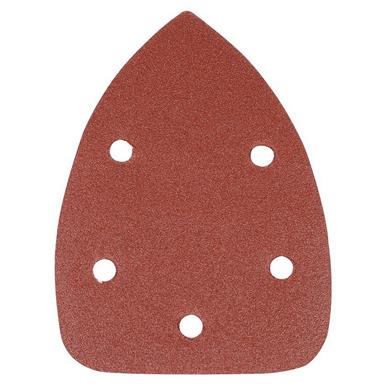 Silverline (598542) Hook & Loop Detail Sander Sheets 140mm 120 Grit Pack of 10