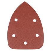 Silverline (598542) Hook & Loop Detail Sander Sheets 140mm 120 Grit Pack of 10