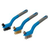 Silverline (617623) Mini Wire Brush Set 3pce 3pce