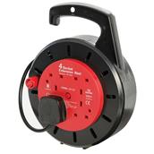 PowerMaster (619747) 10m Cassette Cable Reel 230V 4 Gang