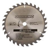 Silverline (633507) TCT Nail Blade 30T 190 x 16 - No Rings