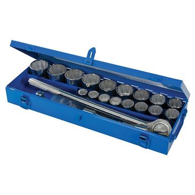 Silverline (633663) Socket Set 3/4&quot; Drive Metric 21pce