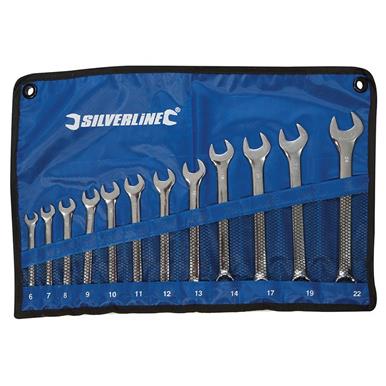 Silverline (633799) Combination Spanner Set 12pce 6 - 22mm