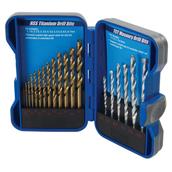 Silverline (633805) Titanium-Coated HSS and Masonry Drill Bit Set 19pce 19pce