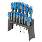Silverline (633940) Soft-Grip Screwdriver Set 18pce