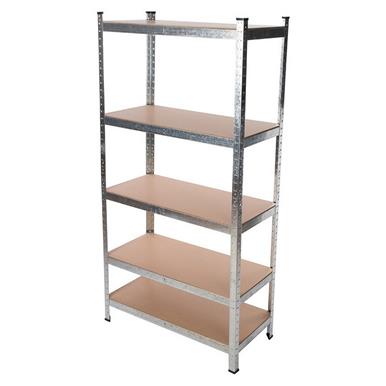 Silverline (666247) Boltless Freestanding Shelving Unit 5-Tier