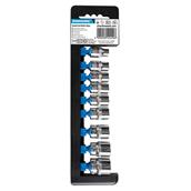 Silverline (675084) Socket Set 3/8&quot; Drive 6pt Metric 9pce 8 - 19mm