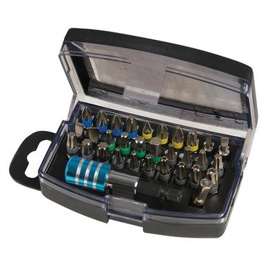 Silverline (681743) Colour-Coded Bit Set 32pce