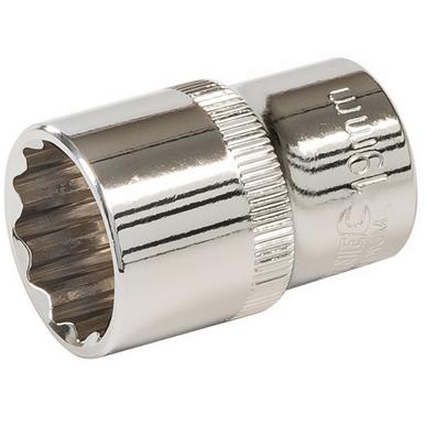 Silverline (687231) Socket 1/2&quot; Drive 12pt Metric 19mm