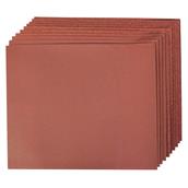 Silverline (696982) Aluminium Oxide Hand Sheets 10pce 4 x 60 2 x 80 120 240G